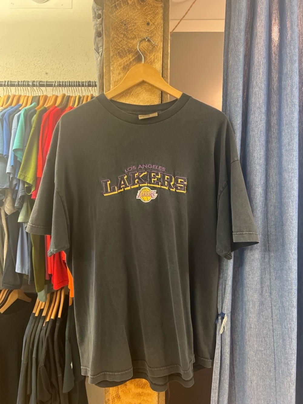 Vintage Los Angeles Lakers Black Graphic Tee